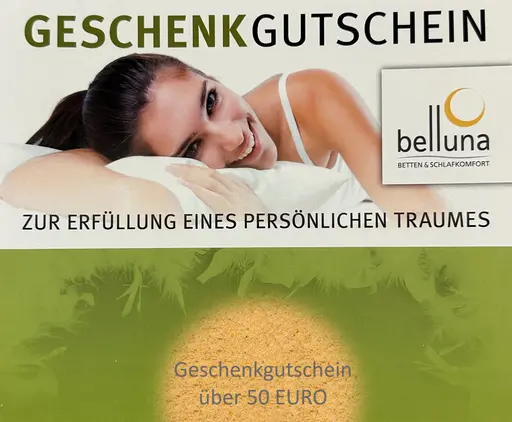 Geschenkgutschein im Wert von 50 EUR